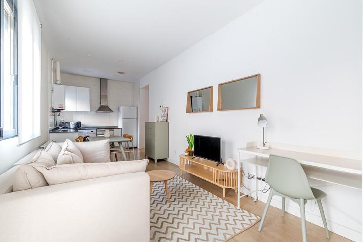 Madrid ChamartínのBuilding Calle de Santa Hortensia - caterina-house - 1490305のアパートメントにある、モダンな家具を備えたエレガントなデザインのリビングルーム