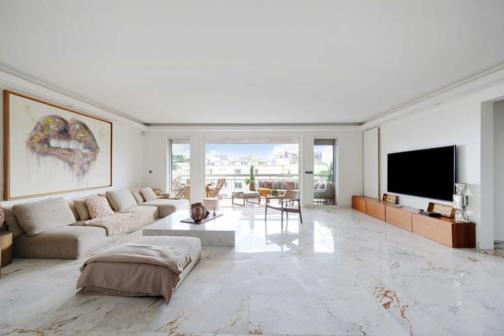 Salle de séjour élégante avec mobilier moderne dans un appartement à Building Rue Pierret - checkmyguest - 1349461 à Neuilly-sur-Seine, Neuilly-sur-Seine Salle de séjour élégante avec mobilier moderne dans un appartement à Building Rue Pierret - checkmyguest - 1349461 à Neuilly-sur-Seine, Neuilly-sur-Seine