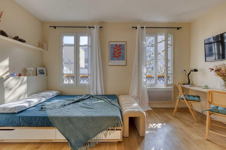 Paris 19th arrondissement의 Rue du Plateau (1252890P)에 위치한 스튜디오 풀퍼니시드 아파트 – 사진 1장 Paris 19th arrondissement의 Rue du Plateau (1252890P)에 위치한 스튜디오 풀퍼니시드 아파트 – 사진 1장
