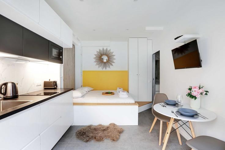 1 möblierte Einzimmerwohnung in Boulevard Saint-Martin 1350532P , 3rd arrondissement, Paris, Foto 1
