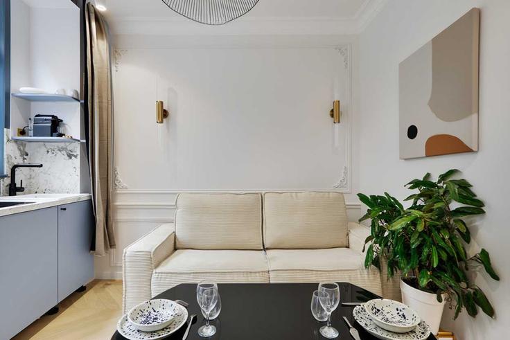 Elegantly designed living room with modern furnishings in an apartment at Building Rue Voltaire - checkmyguest - 1351054 in 11th arrondissement, Paris Elegantly designed living room with modern furnishings in an apartment at Building Rue Voltaire - checkmyguest - 1351054 in 11th arrondissement, Paris