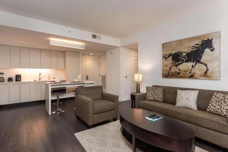 Elegant gestaltetes Wohnzimmer mit moderner Einrichtung in einer Wohnung im Building Market Street - churchillliving - 1047595 - WDC in Reston, Reston Elegant gestaltetes Wohnzimmer mit moderner Einrichtung in einer Wohnung im Building Market Street - churchillliving - 1047595 - WDC in Reston, Reston