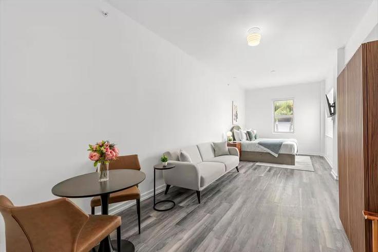 Miami Beach, Miami Beach에 위치한 Building Alton Road - churchillliving - 1343793 아파트의 세련된 인테리어가 돋보이는 거실