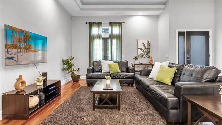 Orlando, Orlando에 위치한 Building Damai Lane - citrinevacationshome - 1570191 유닛의 세련된 인테리어가 돋보이는 거실