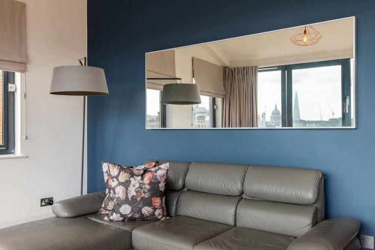 Salle de séjour élégante avec mobilier moderne dans un appartement à Building Bowling Green Lane - city-living-london - 1224950 à London Borough of Islington, London