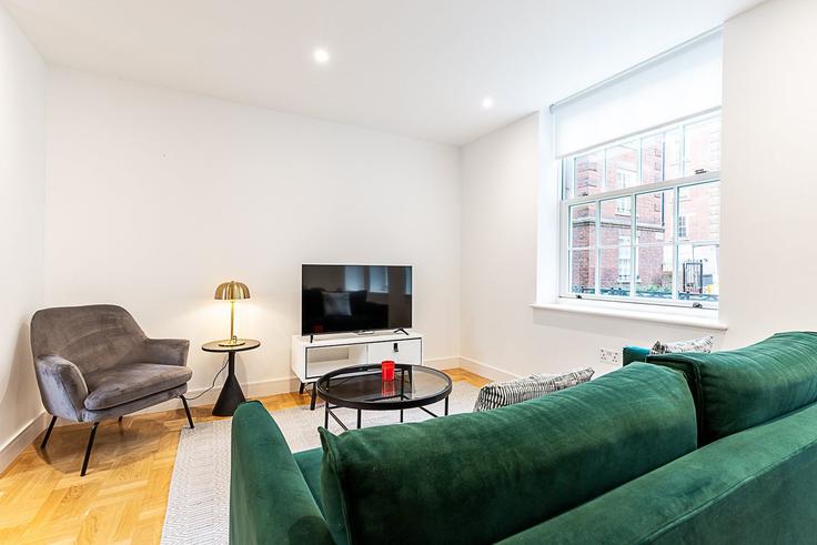 London Borough of Hammersmith and Fulham, London에 위치한 Building Lisgar Terrace - city-relay-rr - 1537580 유닛의 세련된 인테리어가 돋보이는 거실