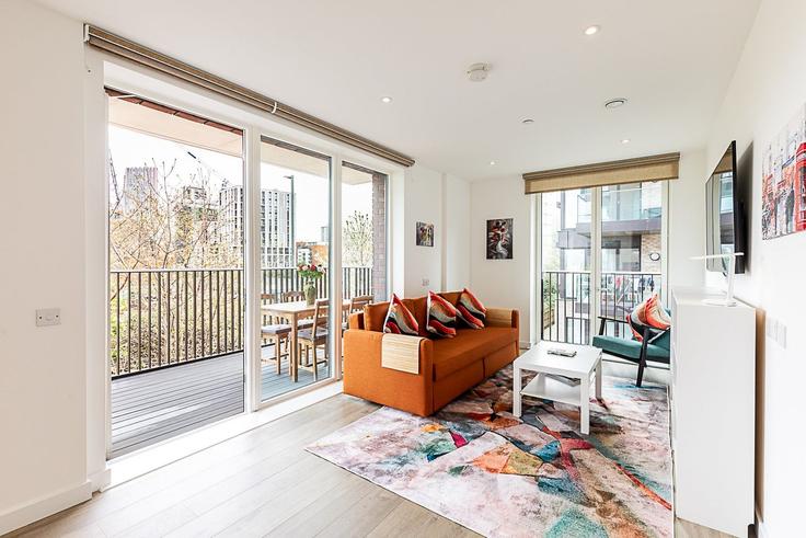 London Borough of Newham, London에 위치한 Building Montford Place - city-relay-rr - 1537578 유닛의 세련된 인테리어가 돋보이는 거실