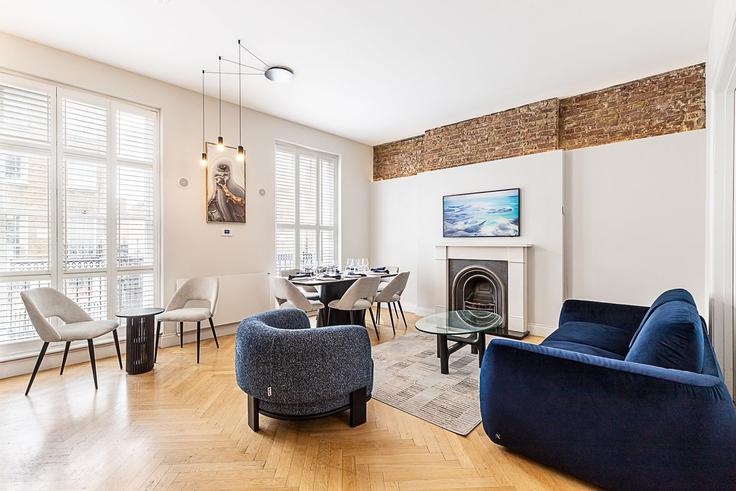 Salle de séjour élégante avec mobilier moderne dans un appartement à Building Gloucester Place - city-relay-rr - 1547120 à City of Westminster, London Salle de séjour élégante avec mobilier moderne dans un appartement à Building Gloucester Place - city-relay-rr - 1547120 à City of Westminster, London