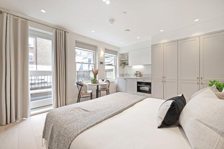1 apartamento de un dormitorio amueblado en Flat 4 Flat 4, 39 Bramham Gardens, London SW5 0JE London 1594028P , Royal Borough of Kensington and Chelsea, London, foto 1