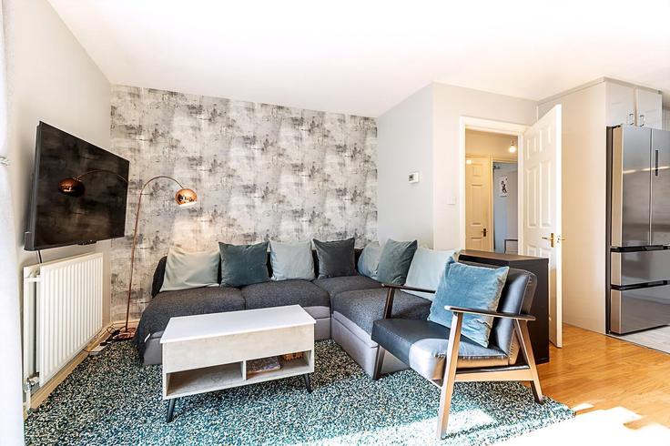 London Borough of Southwark, London 소재 Building Newent Close - city-relay - 1342611 유닛에 마련된, 현대적인 가구로 꾸며진 우아한 디자인의 거실