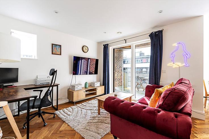 London Borough of Croydon, London에 위치한 Building Church Road - city-relay - 1237288 - LON 아파트의 세련된 인테리어가 돋보이는 거실