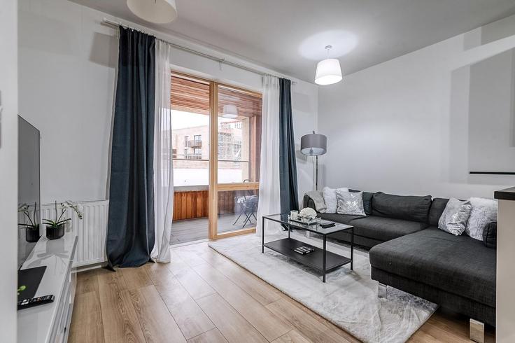 London Borough of Newham, London 소재 Building Rathbone Street - city-relay - 1237251 - LON 유닛에 마련된, 현대적인 가구로 꾸며진 우아한 디자인의 거실