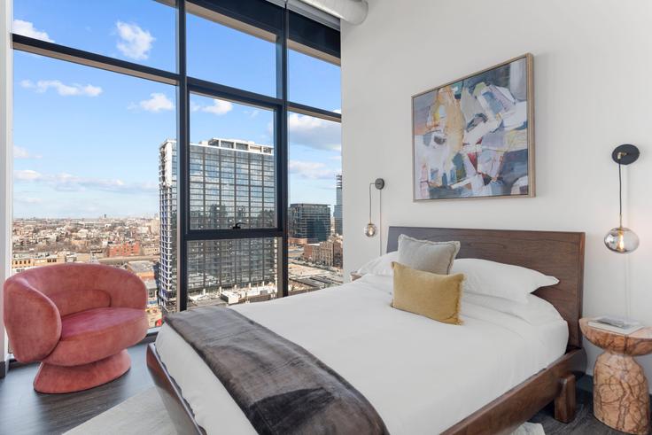 2 quarto mobiliado em apartamentos em North Elizabeth Street 1029629P, Chicago, Chicago, foto 1