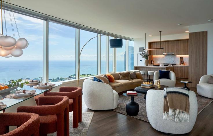 3 möblierte Einzimmerwohnung in South Michigan Avenue 1250692P , Chicago, Chicago, Foto 1