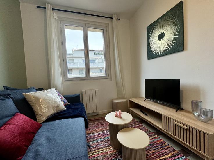 3rd arrondissement, Lyon에 위치한 Building Rue Etienne Richerand - cocon-agency - 1364674 아파트의 세련된 인테리어가 돋보이는 거실 3rd arrondissement, Lyon에 위치한 Building Rue Etienne Richerand - cocon-agency - 1364674 아파트의 세련된 인테리어가 돋보이는 거실