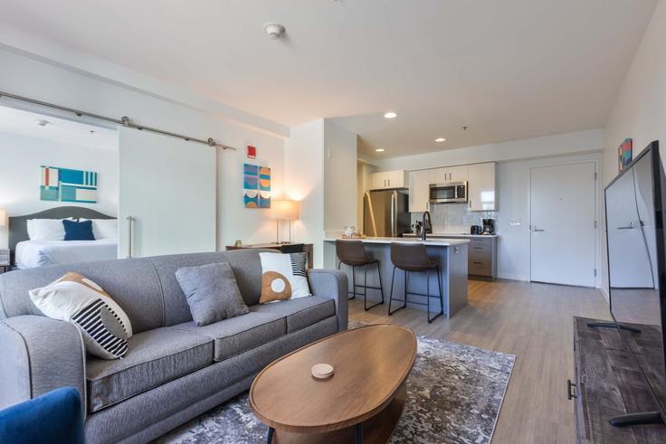 Building Kendall Street - compassfurnishedapartments - 1319151 adresindeki bir dairede modern mobilyalarla zarif bir şekilde tasarlanmış oturma odası Cambridge, Cambridge Building Kendall Street - compassfurnishedapartments - 1319151 adresindeki bir dairede modern mobilyalarla zarif bir şekilde tasarlanmış oturma odası Cambridge, Cambridge