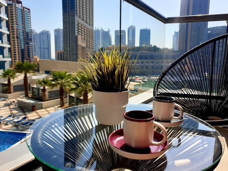 DubaiDubai Marina의 Marina Promenade(1252066P)에 위치한 1베드룸 풀퍼니시드 아파트 - 사진1