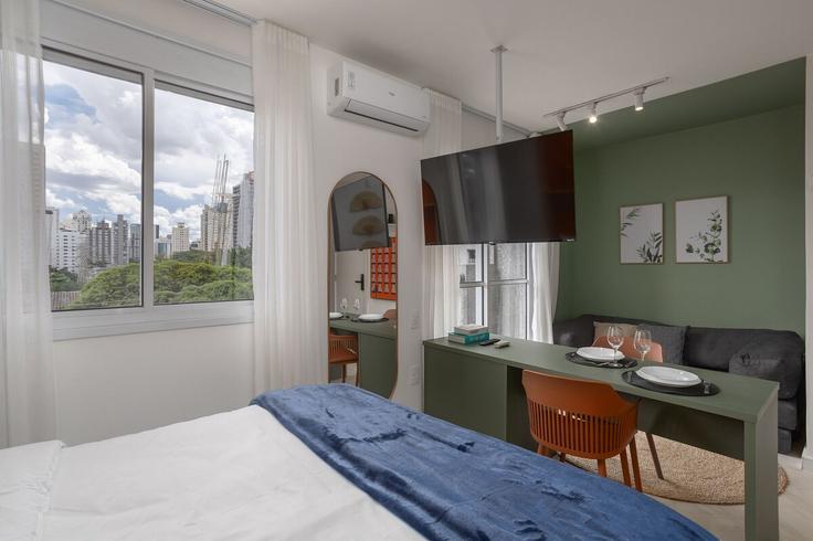 Avenida Ibirapueraにある1件の寝室・家具付きアパート（1539156P、Jardim Novo Mundo、São Paulo）写真 1枚