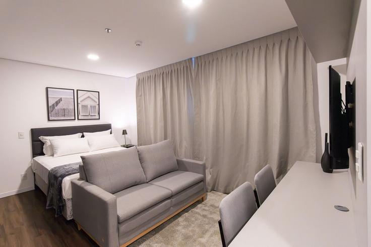 Rua Borges Lagoaにあるのスタジオ・家具付きアパート（1539057P、Vila Clementino、São Paulo）写真 1枚