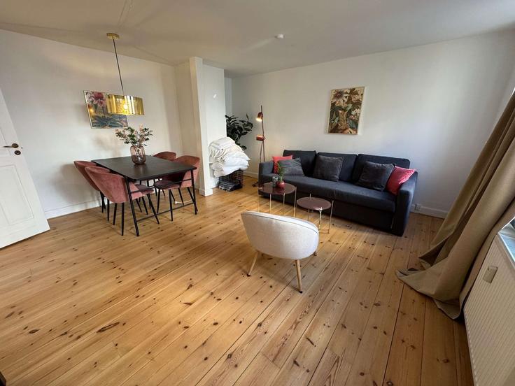 Sala de estar elegantemente projetada com móveis modernos em um apartamento no Building Kattesundet - copenhagen-living - 1640138 em Copenhagen, Copenhagen Sala de estar elegantemente projetada com móveis modernos em um apartamento no Building Kattesundet - copenhagen-living - 1640138 em Copenhagen, Copenhagen