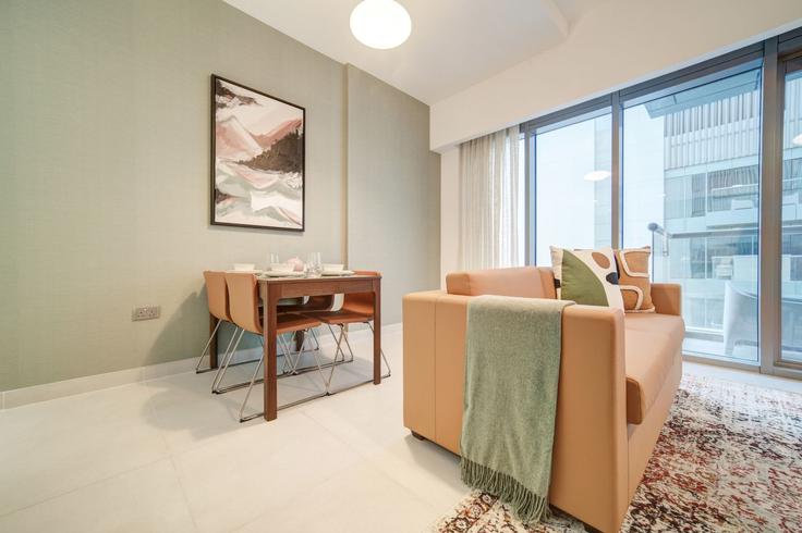 1 quarto mobiliado em apartamentos em Tariaq Bedon Esm 1238739P, Al Barsha, Dubai, foto 1