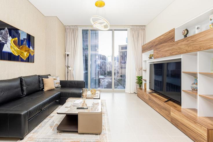 1 möblierte Einzimmerwohnung in Al Mustaqbal Street 1238762P , Downtown Dubai, Dubai, Foto 1