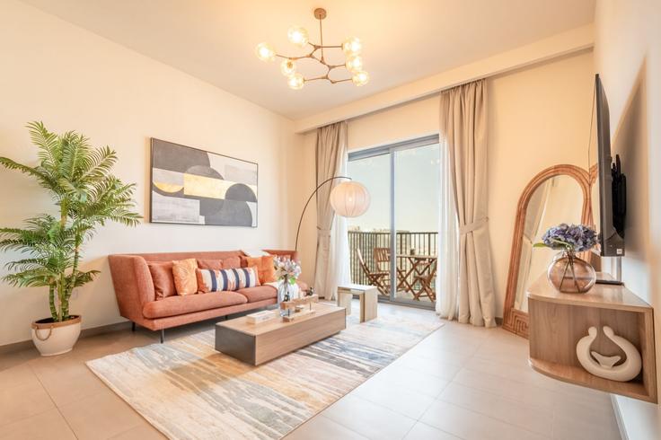1 chambre appartement meublé à Tariaq Bedon Esm 1239308P , Dubai Hills Estate, Dubai, photo 1