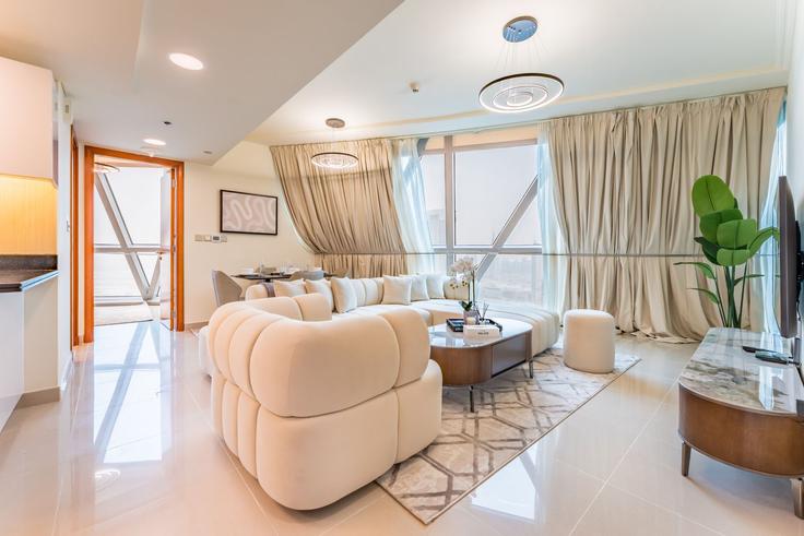 1 quarto mobiliado em apartamentos em Al Mustaqbal Street 1239066P, Trade Center, Dubai, foto 1 1 quarto mobiliado em apartamentos em Al Mustaqbal Street 1239066P, Trade Center, Dubai, foto 1