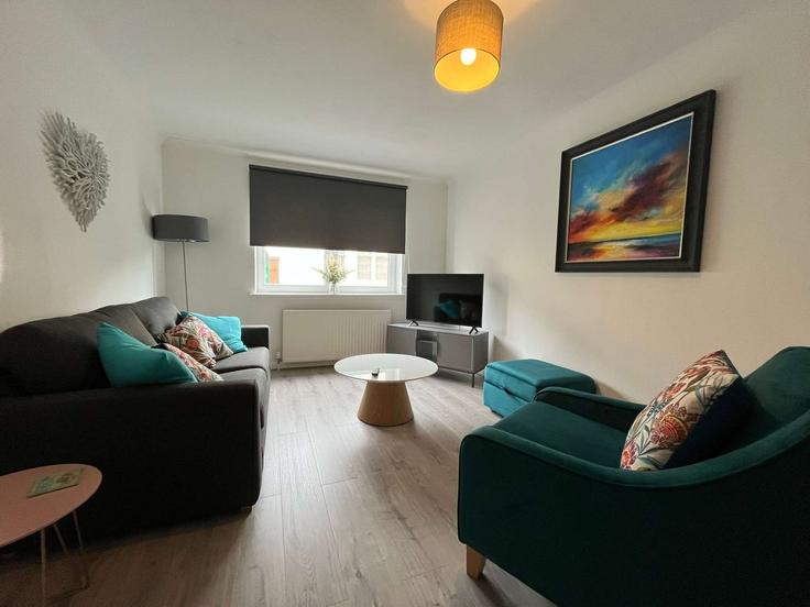 Prestwick, Prestwick에 위치한 Building Kyle Street - donniniapartments - 1339225 아파트의 세련된 인테리어가 돋보이는 거실