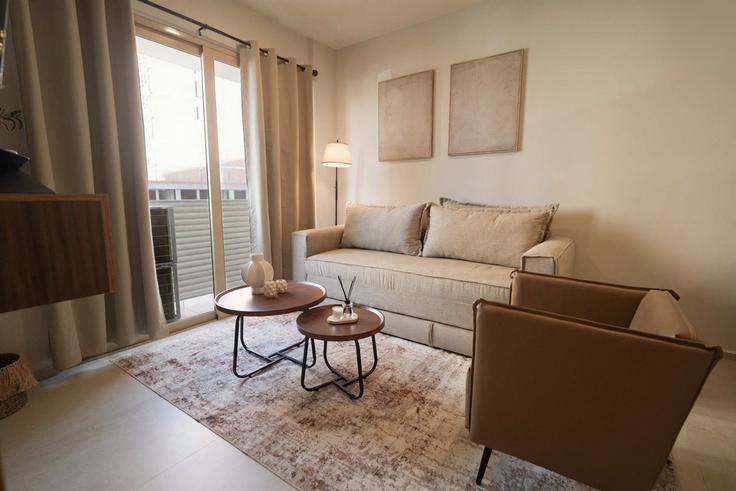 Salle de séjour élégante avec mobilier moderne dans un appartement à Building Avenida Naciones Unidas - duna-stays - 1571191 à Zapopan, Zapopan Salle de séjour élégante avec mobilier moderne dans un appartement à Building Avenida Naciones Unidas - duna-stays - 1571191 à Zapopan, Zapopan