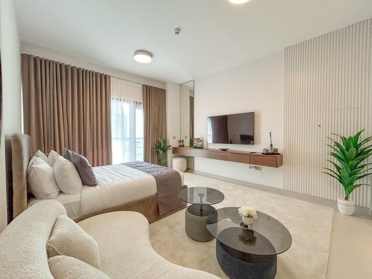 Apartamento estúdio mobiliado em Tariaq Bedon Esm 1286467P, Al Jaddaf, Dubai, foto 1