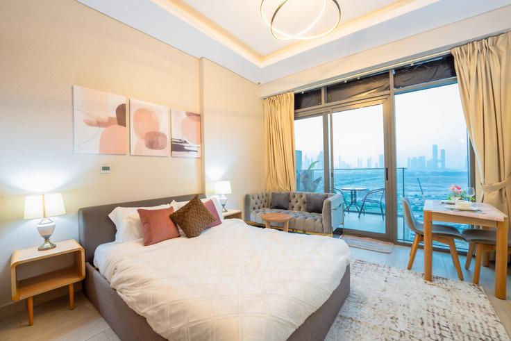 Studio furnished apartment in Tariaq Bedon Esm 1337826P, Al Jaddaf, Dubai, photo 1