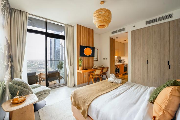 Möblierte Studio-Wohnung in Al Khaleej Al Tejari 1 Street 1370166P , Business Bay, Dubai, Foto 1