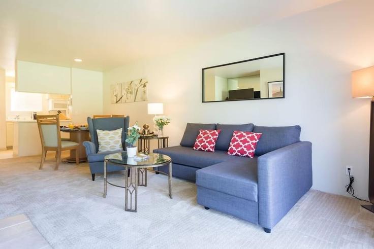 Silverado Resort, Silverado Resort에 위치한 Building Cottage Drive - einstein-horizon-rentals - 1436433 유닛의 세련된 인테리어가 돋보이는 거실