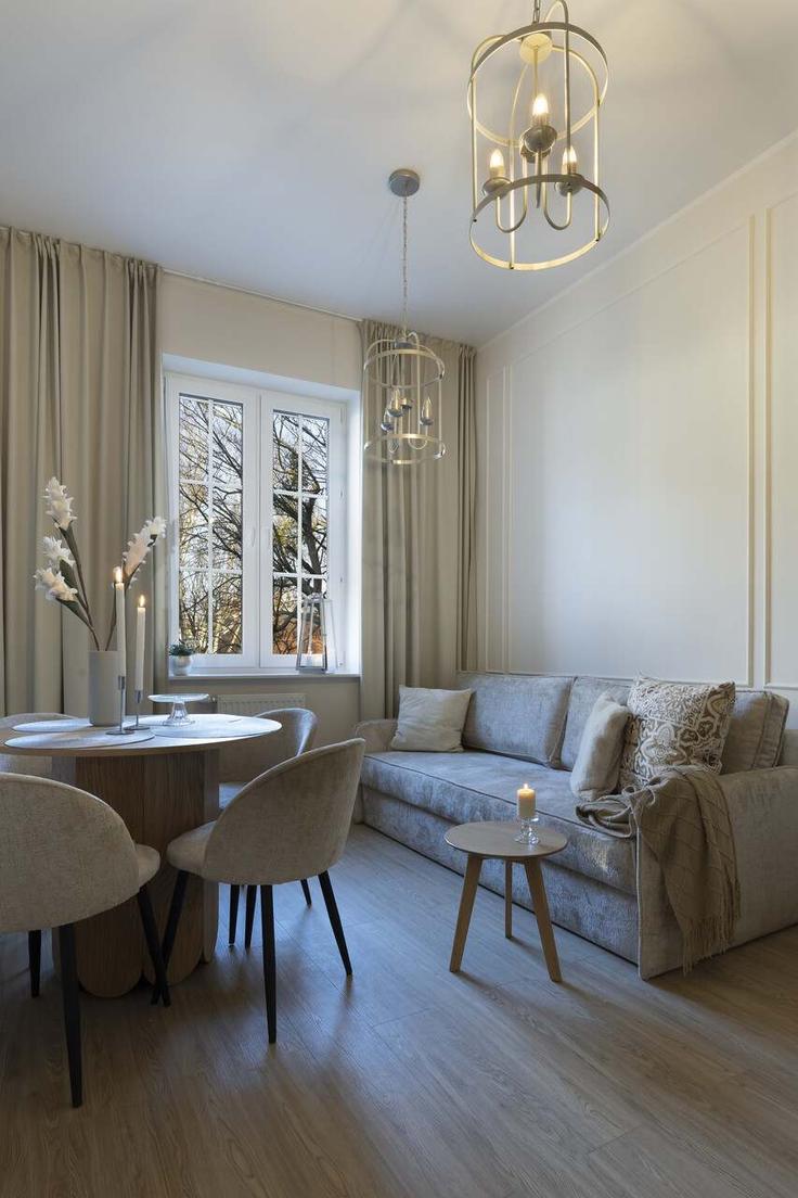 Salle de séjour élégante avec mobilier moderne dans un appartement à Building Straganiarska - elite-apartments - 1320202 à Gdańsk, Gdańsk Salle de séjour élégante avec mobilier moderne dans un appartement à Building Straganiarska - elite-apartments - 1320202 à Gdańsk, Gdańsk
