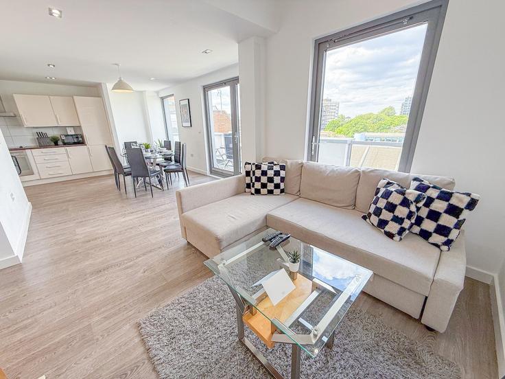 London Borough of Hackney, London에 위치한 Building Bridport Place - elite-property-london - 1547212 유닛의 세련된 인테리어가 돋보이는 거실