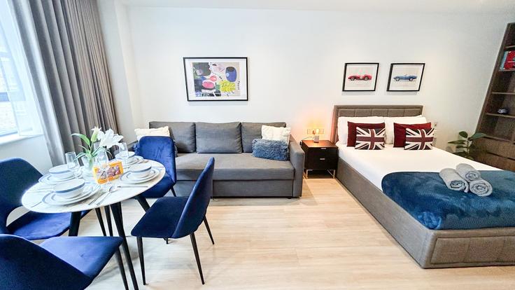 City of Westminster, London에 위치한 Building Boscobel Street - elite-property-london - 1547224 유닛의 세련된 인테리어가 돋보이는 거실 City of Westminster, London에 위치한 Building Boscobel Street - elite-property-london - 1547224 유닛의 세련된 인테리어가 돋보이는 거실