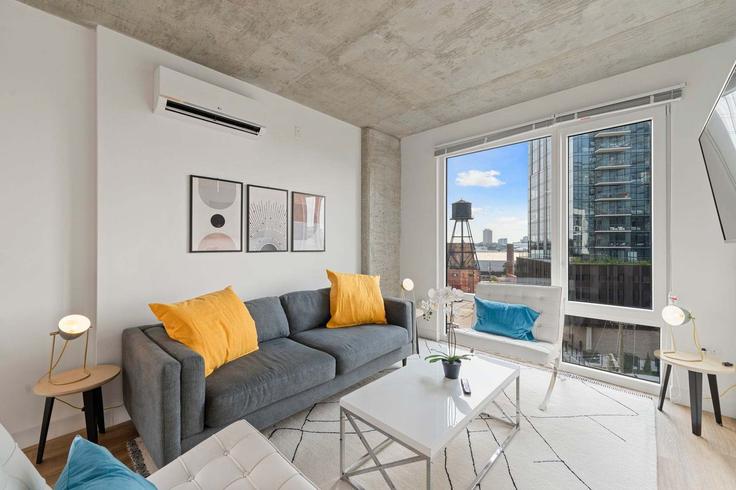 Chicago, Chicago에 위치한 Building West Blackhawk Street - envitae-guesty - 1466138 유닛의 세련된 인테리어가 돋보이는 거실