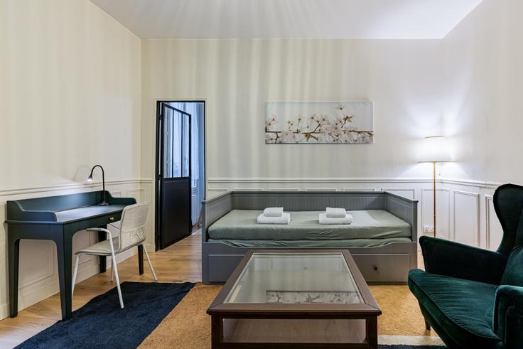 1 apartamento de un dormitorio amueblado en Rue Clapeyron 1044929P , 8th arrondissement, Paris, foto 1