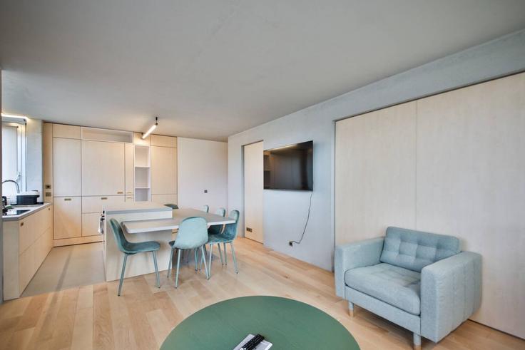 15th arrondissement, Paris에 위치한 Building Rue Robert de Flers - evengestion - 1581107 유닛의 세련된 인테리어가 돋보이는 거실 15th arrondissement, Paris에 위치한 Building Rue Robert de Flers - evengestion - 1581107 유닛의 세련된 인테리어가 돋보이는 거실