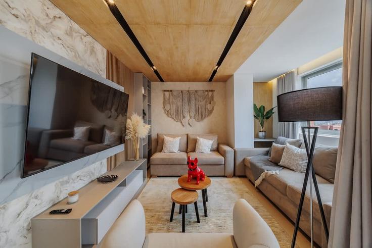 Laureles - Estadio, Medellin, Medellín에 위치한 Building Carrera 75 - everyplace - 1471769 유닛의 세련된 인테리어가 돋보이는 거실