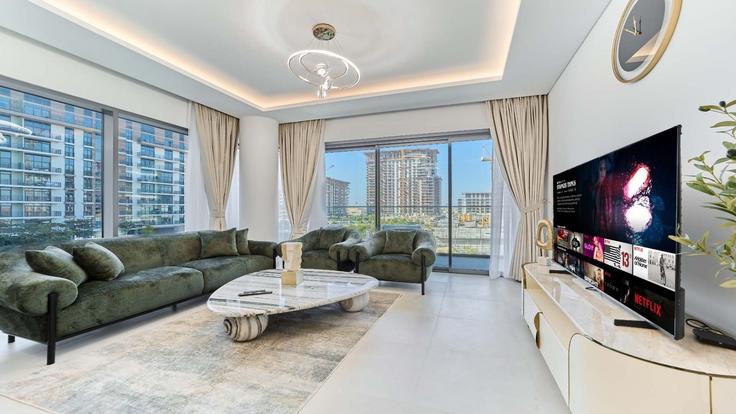 Sala de estar elegantemente projetada com móveis modernos em um apartamento no Building Al Noor Street - fam-living - 1644490 em Al Wasl, Dubai Sala de estar elegantemente projetada com móveis modernos em um apartamento no Building Al Noor Street - fam-living - 1644490 em Al Wasl, Dubai