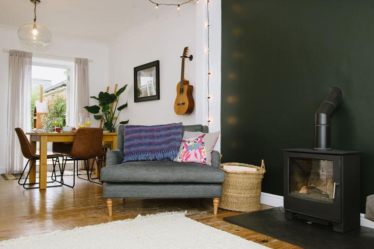 Salle de séjour élégante avec mobilier moderne dans un appartement à Building Atlantic Road - finest-retreats - 1329515 à Newquay, Newquay