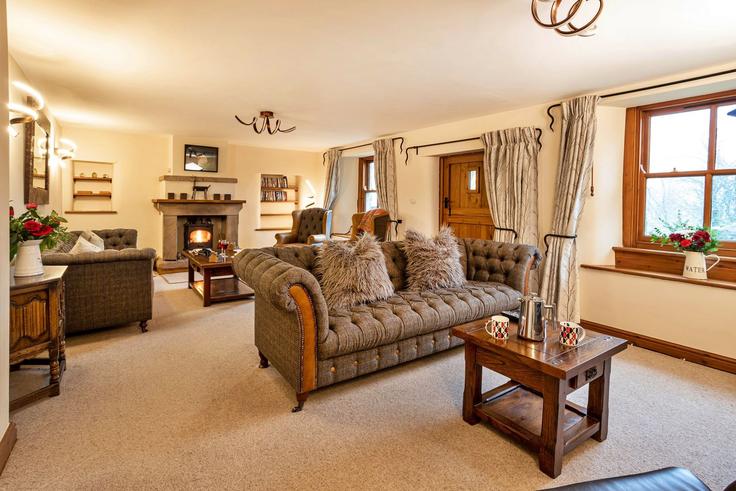Penrith, Penrith에 위치한 Building Bretherdale - finest-retreats - 1329573 유닛의 세련된 인테리어가 돋보이는 거실