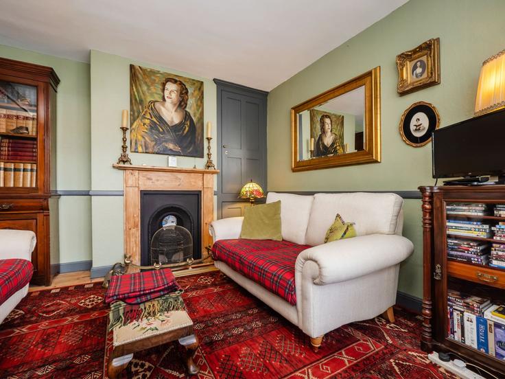 Building Surrey Street - finest-retreats - 1329663 adresindeki bir dairede modern mobilyalarla zarif bir şekilde tasarlanmış oturma odası North Norfolk District, Cromer