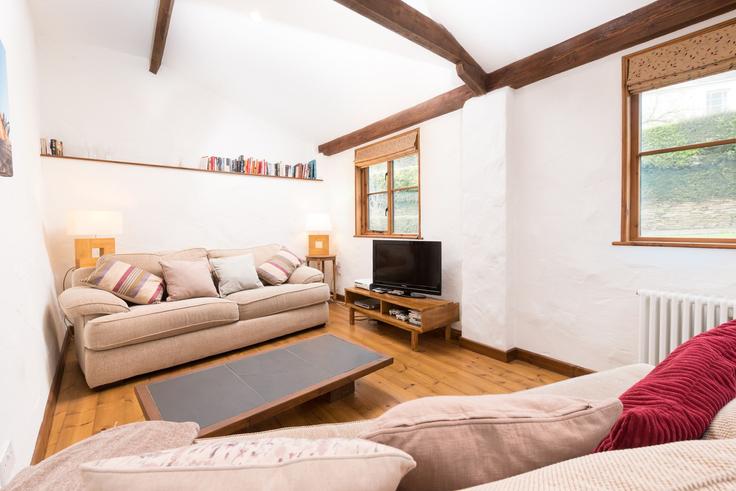 Salle de séjour élégante avec mobilier moderne dans un appartement à Building Northleigh Hill - finest-retreats - 1696473 à North Devon District, Barnstaple