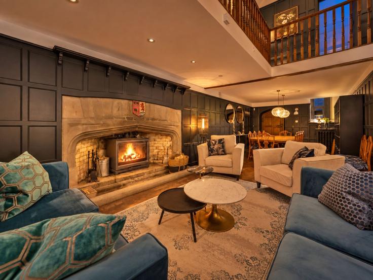 Sala de estar elegantemente projetada com móveis modernos em um apartamento no Building Penstowe Road - finest-retreats - 1646040 em Bude, Bude Sala de estar elegantemente projetada com móveis modernos em um apartamento no Building Penstowe Road - finest-retreats - 1646040 em Bude, Bude