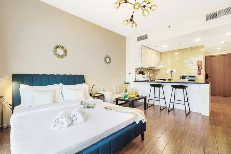 Studio amueblado en Tariaq Bedon Esm 1336609P , Jumeirah Village, Dubai, foto 1