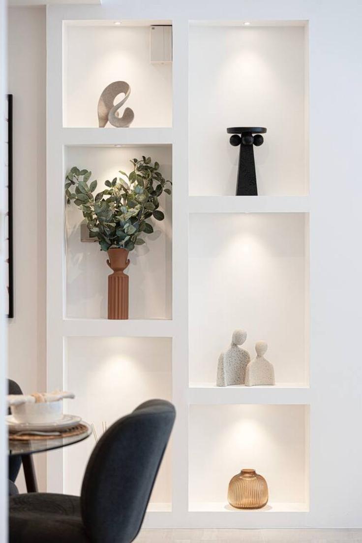 Elegantly designed living room with modern furnishings in an apartment at Building Marasi Drive - first-class - 1336628 in Business Bay, Dubai Elegantly designed living room with modern furnishings in an apartment at Building Marasi Drive - first-class - 1336628 in Business Bay, Dubai