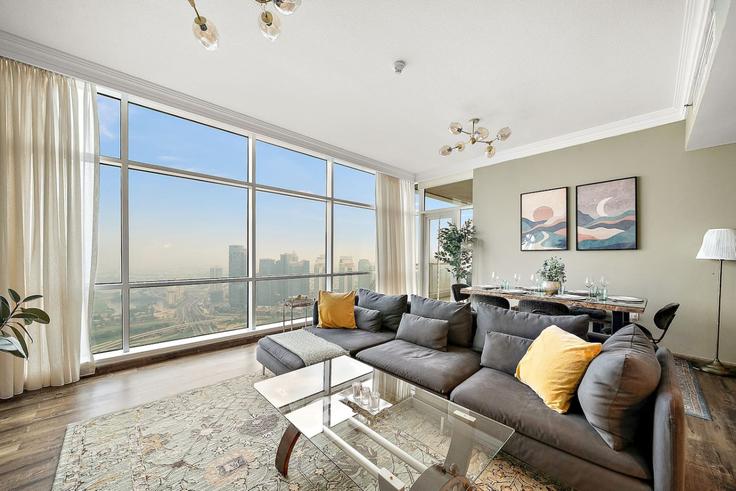 Dubai Marina, Dubai에 위치한 Building Al Khayay St - first-class - 1363959 아파트의 세련된 인테리어가 돋보이는 거실